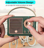 DOSMIX RETRO BLUETOOTH SPEAKER VINTAGE DECOR MINI WIRELESS HM11 - GREEN