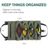 XJYWSH TOOL BAG ROLL UP, ROLLABLE CARRYING TOOLBAG, HEAVT DUTY TOOL ORGANIZER