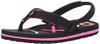 ROXY GIRLS TODDLER VISTA 3 POINT SANDAL FLIP-FLOP SIZE: YOUTH 10.0 BLACK 20