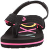 ROXY GIRLS TODDLER VISTA 3 POINT SANDAL FLIP-FLOP SIZE: YOUTH 10.0 BLACK 20