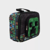 MINECRAFT LUNCH BAG - BLACK/GREEN