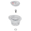 MOEN CHATEAU LAVATORY REPLACEMENT KNOB HANDLE KIT - CLEAR