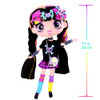 Decora Fashion Girlz Doll 11 inches-Decora + Luna | Set of 2 Fashion Dolls New