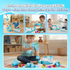 Air-Powered STEM Building Toys Bluetooth Learning Toys AWALVY-APSTEMTOYS - BLUE