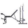 Body Champ Weight Bench with Leg Extension 2-Piece Combo Adjustable Bench Press