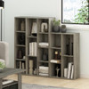 FURINNO LUDER 11-CUBE BOOKSHELF, REVERIBLE BOOKCASE 9.4X29.1X41.7 FRENCH OAK
