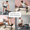 FF FINER FORM ESSENTIAL FLAT WEIGHT BENCH FOR YOUR HOME GYM - ‎GRAY