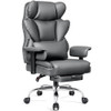 BESTFAIR BIG AND TALL OFFICE CHAIR - HIGH BACK EXECUTIVE CHAIR WITH FOOTREST