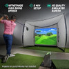 GOSPORTS RANGE CAGE 10 FT X 8 FT GOLF PRACTICE HITTING NET SIMULATOR IMPACT