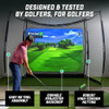GOSPORTS RANGE CAGE 10 FT X 8 FT GOLF PRACTICE HITTING NET SIMULATOR IMPACT
