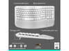 Logitech Wave Keys & Lift Vertical Mouse Ergonomic Wireless Keyboard and Mouse