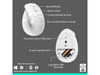 Logitech Wave Keys & Lift Vertical Mouse Ergonomic Wireless Keyboard and Mouse