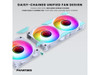Phanteks M25-140 Gen2 Reversed Blade, 140mm ARGB High Performance Cooling Fans,