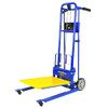 Goodyear Material Lift Winch Stacker Pallet Truck Dolly 330 Lbs 40" Max Lift