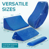 AllSett Health 4 PC Bed Wedge Pillows Set - Orthopedic Wedge Pillow