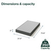 ZINUS 5 INCH WONDERBOX SMART BOX SPRING QUICK ASSEMBLY MATTRESS FOUNDATION New