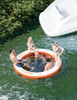 GARVEE 8X8 FT INFLATABLE FLOATING DOCK - ORANGE