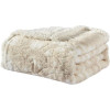 NOBLE HOUSE ALASKA FIELDS ULTRA WARM AND COZY 50" X 60" THROW - BEIGE