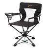 ARROWHEAD OUTDOOR 360° DEGREE SWIVEL HUNTING CHAIR STOOL SEAT - BLACK