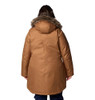 179975 Columbia Women's Suttle Mountain Long Insulated CAMEL BROWN SIZE XXL New