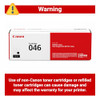 CANON GENUINE 046 BLACK TONER CARTRIDGE COMPATIBLE WITH CERTAIN MODELS - BLACK New
