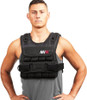 MIR WORKOUT VEST FOR MEN AND WOMEN 20LBS MIR20S - BLACK