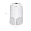 AMAZON BASICS AIR PURIFIER HOME 3-STAGE FILTRATION AC2224A - WHITE