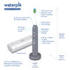 WATERPIK SENSONIC SONIC ELECTRIC TOOTHBRUSH, RECHARGEABLE, MODERN GRAY