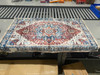 KATHY IRELAND HOME PRINTED FLANNEL WASHABLE 36"×60" AREA RUG - PERSIAN MEDALLION New