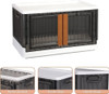 HAIXIN STORAGE CABINET, 19 GAL FOLDING STORAGE BOX, STACKABLE CUBE - WHITE