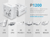 SAMA P1200W ATX 3.1 Power Supply, 1200W 80 PLUS & Cybenetics Platinum