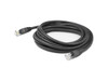 AddOn 3ft Black CAT 6 PVC Ethernet Cable Snagless Bubble Boot RJ-45 M/M