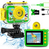 GKTZ Kids Waterproof Camera Underwater Camera Birthday Gifts for Girls Boys