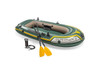 Intex Seahawk 2 Inflatable 2 Person Floating Boat Raft Set with Oars & Air Pump
