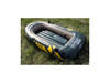 Intex Seahawk 2 Inflatable 2 Person Floating Boat Raft Set with Oars & Air Pump