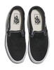 V1R8 VANS WOMEN'S ASHER ADULT LOW CANVAS SHOES SIZE 5 BLACK/WHITE