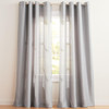 Exclusive Home Loha Linen Grommet Top Curtain Panel Pair, 54"x108", Dove Grey