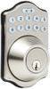 AMAZON BASICS TRADITIONAL ELECTRONIC KEYPAD DEADBOLT DOOR KEYLESS ENTRY - Satin New