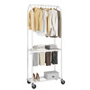 Simple Trend Garment Rack 2-Tier Rack White ST58017-W - White