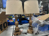 GENERIC LAMPS SET OF 2 - TAN/ LIGHT BROWN