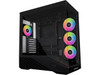 Lian Li V100 ATX Mid-Tower PC Case, 4 x 120mm ARGB PWM Fans  Pre-Installed, LED