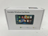 HIEHA PORTABLE WIRELESS CAR STEREO APPLE CARPLAY ANDROID AUTO BACKUP 9 - BLACK