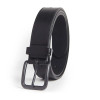 GIORGIO BRUTINI CASUAL RUGGED LEATHER BELT, SIZE : L - BLACK New