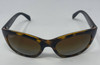 RAY-BAN POLISHED POLARIZED SUNGLASSES - LENSES BROWN - HAVANA