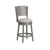 HILLSDALE FURNITURE CLARION WOOD COUNTER HEIGHT SWIVEL STOOL, 4541-826 - GRAY