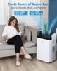 EXPLOREHORIZON 14000 BTU PORTABLE AIR CONDITIONER UNIT 3-IN-1 TAC-10CPD/DM7