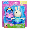 HASBRO PEPPA PIG REBECCA RABBIT DRESS - UP FIGURE G0329 PURPLE/ PINK