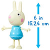 HASBRO PEPPA PIG REBECCA RABBIT DRESS - UP FIGURE G0329 PURPLE/ PINK