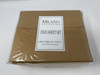 MILANO COLLECTION TWIN SHEET SET 1000 THREAD COUNT 100% COTTON 3 PIECE - GOLD