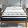ZINUS 12 INCH COMFORT SUPPORT HYBRID MATTRESS KING ZU-MSHO1SZI-12K - WHITE/BLUE New